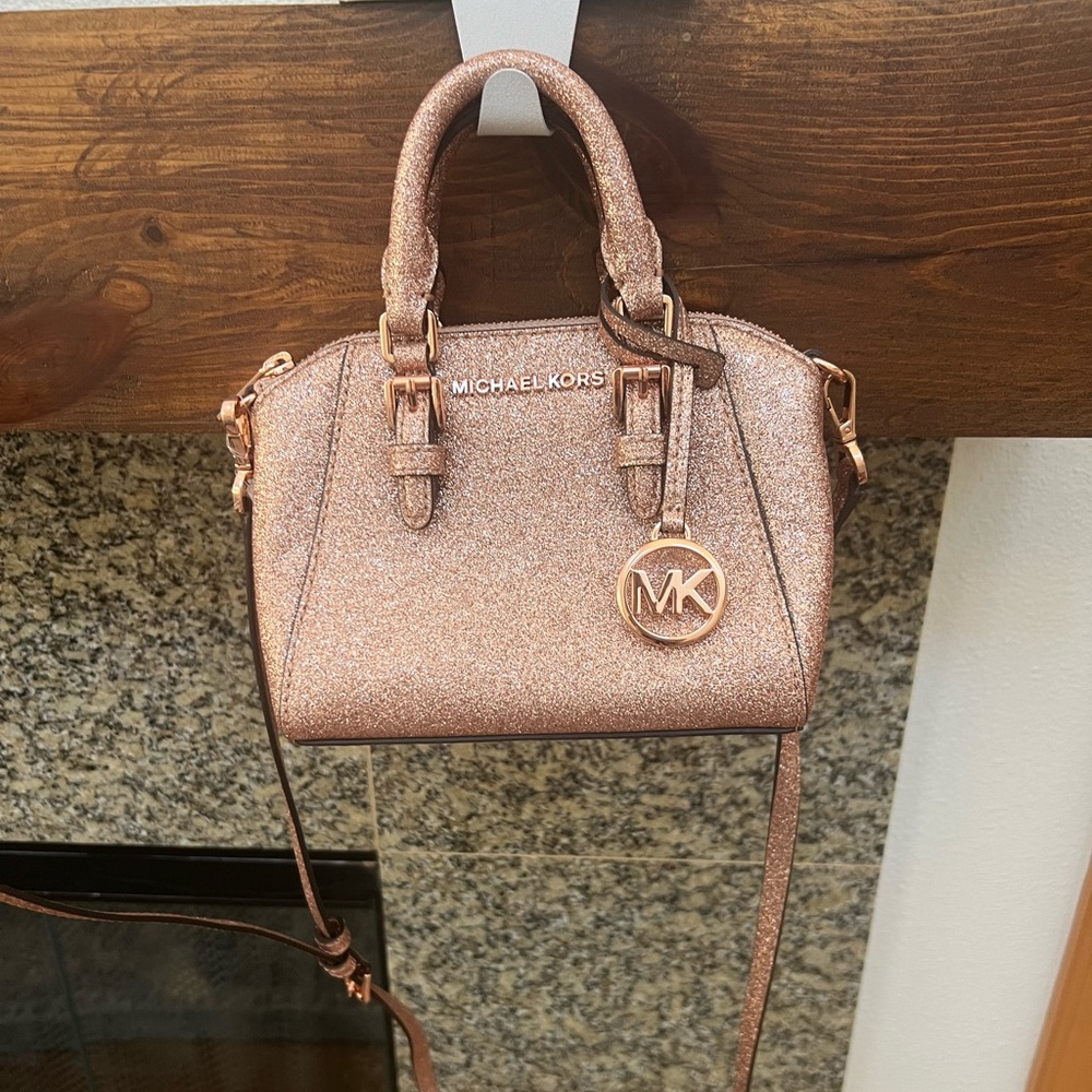 Rose Gold Michael Kors Mini Bag